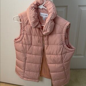 Calvin Klein Blush Quilted Vest